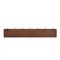 Flash Furniture Daly Wall Mounted 34in Rustic Brown Solid Pine Wood Storage Rack with 7 Hooks HGWA-SCR-7-RUSBRN-GG - alternate 3